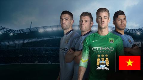 Đại diện một câu lạc bộ Premier League và một thương hiệu quốc tế bắt tay ký kết hợp đồng tài trợ, thể hiện chiến lược phát triển thương hiệu toàn cầu.