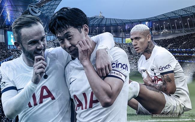 Khoảnh khắc ăn mừng quen thuộc của cặp bài trùng Harry Kane và Son Heung-min tại Tottenham