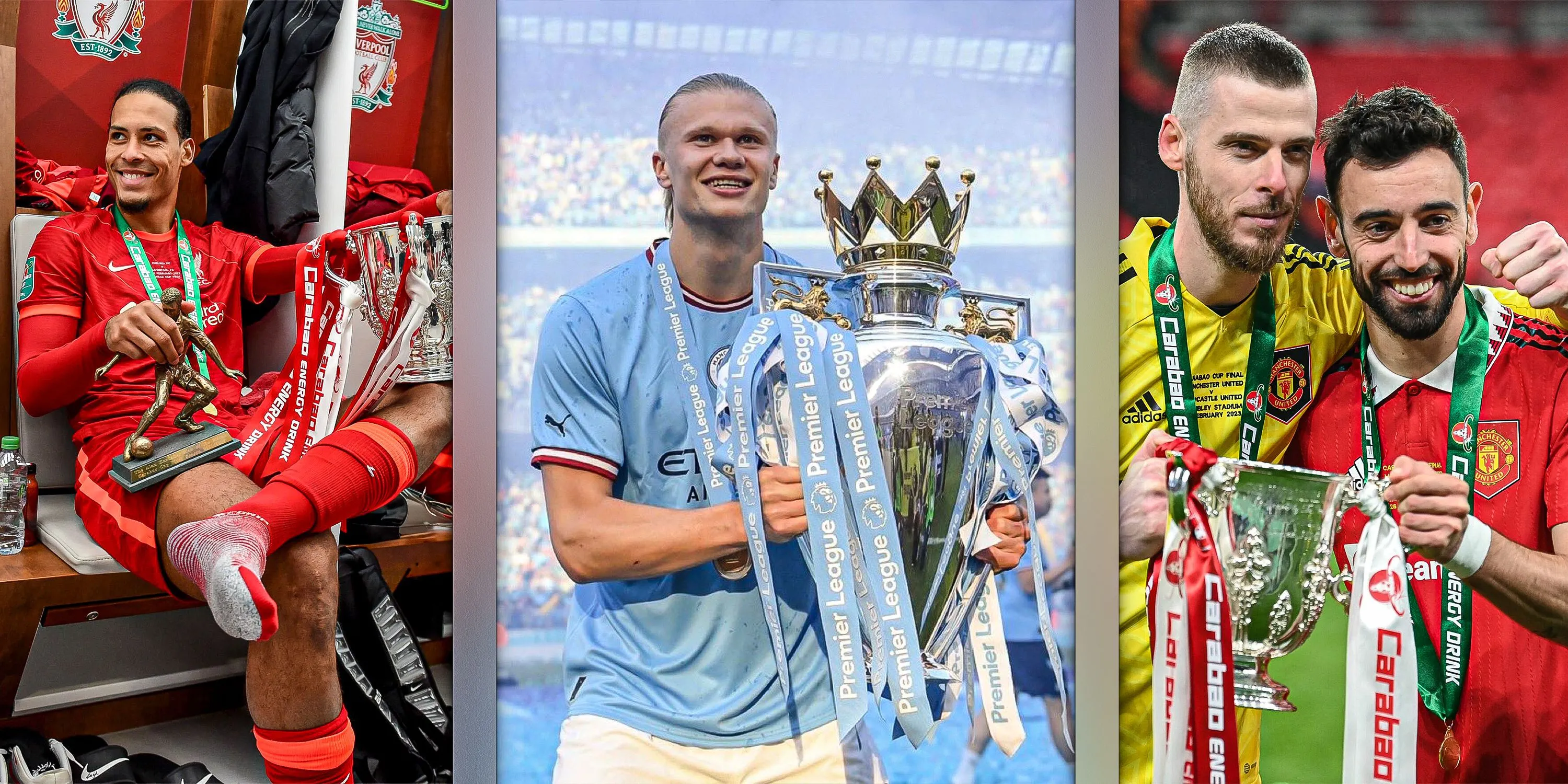 Biểu đồ thống kê lần cuối các CLB Premier League giành danh hiệu lớn trước năm 2024