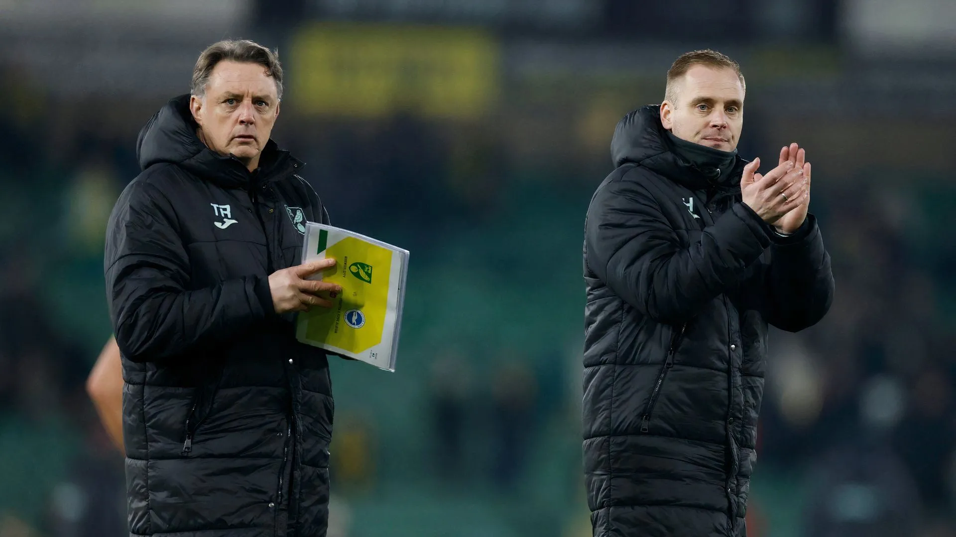 Cựu HLV Norwich City, Johannes Hoff Thorup, cảm ơn sự ủng hộ của người hâm mộ.