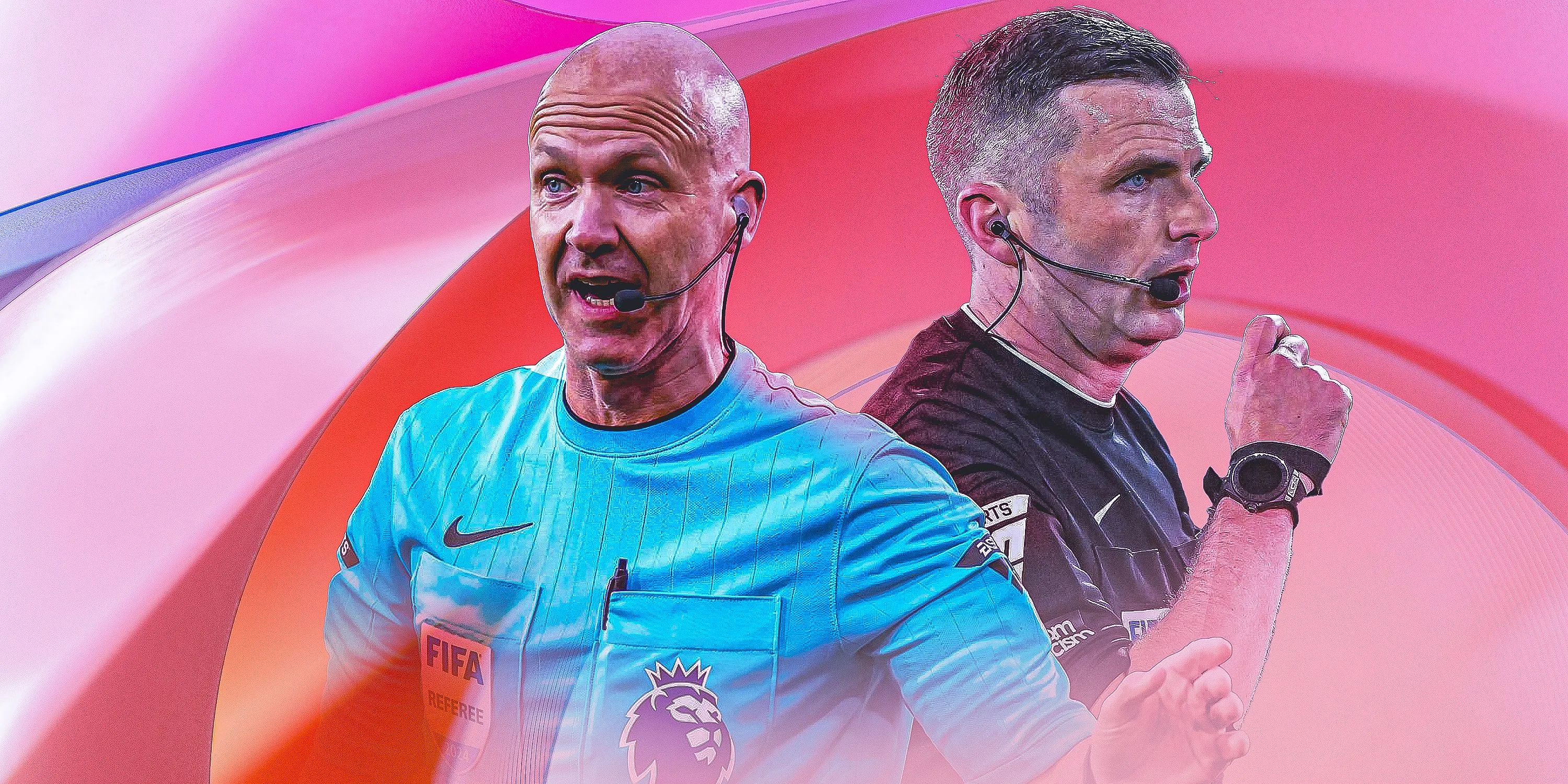 Hai trọng tài Premier League Anthony Taylor và Michael Oliver
