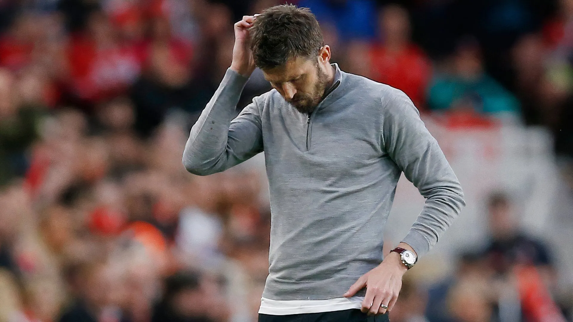 HLV Michael Carrick của Middlesbrough trong buổi họp báo