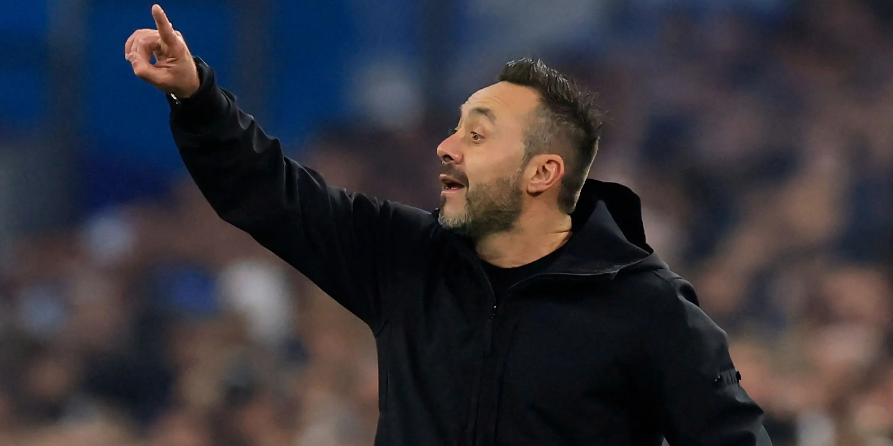 HLV Roberto De Zerbi trong màu áo CLB Marseille tại Ligue 1