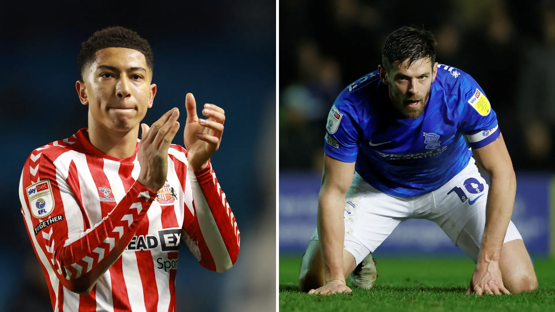 Jobe Bellingham cùng Lukas Jutkiewicz thời còn khoác áo Birmingham City
