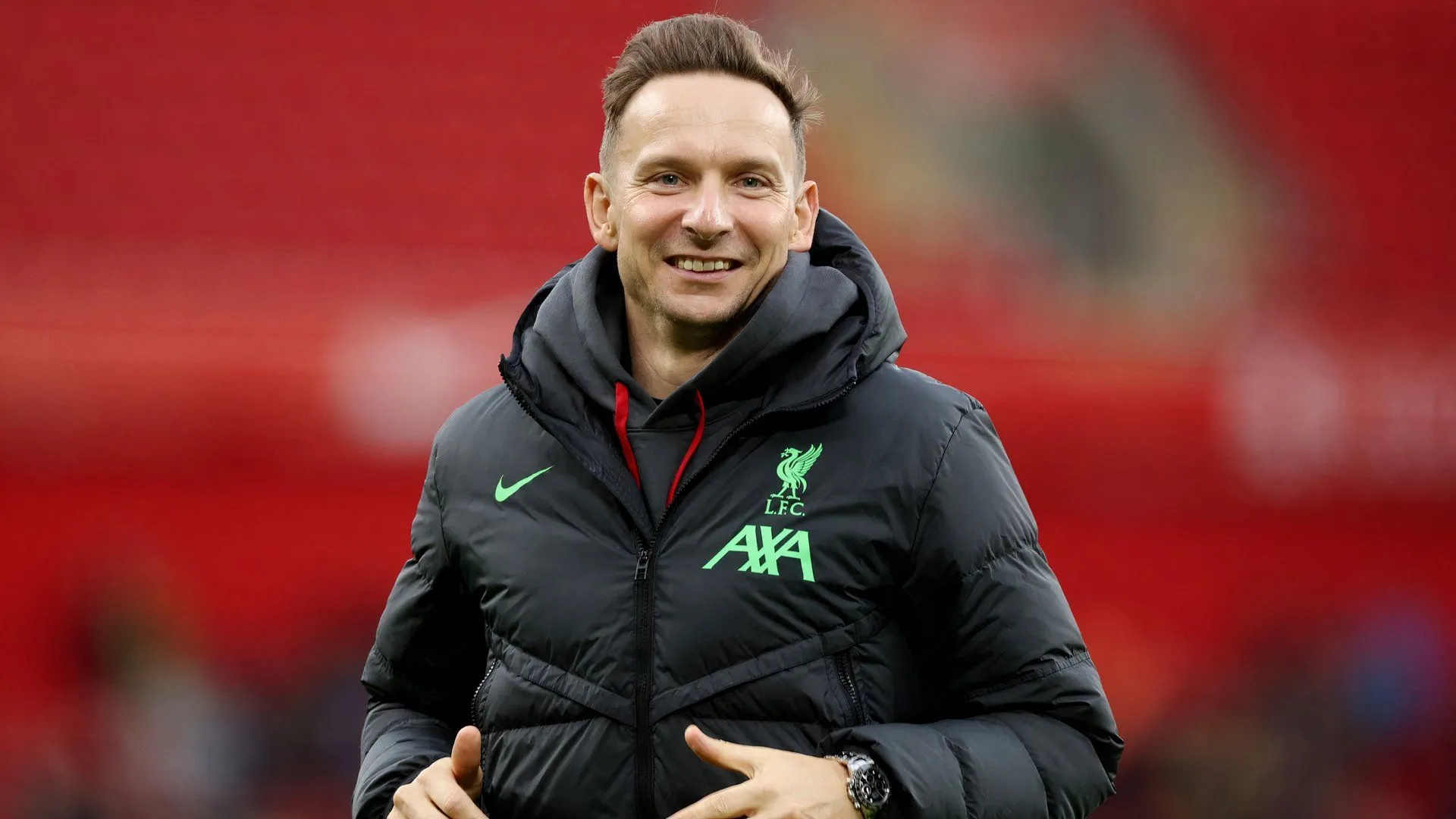 Pepijn Lijnders trong màu áo Liverpool