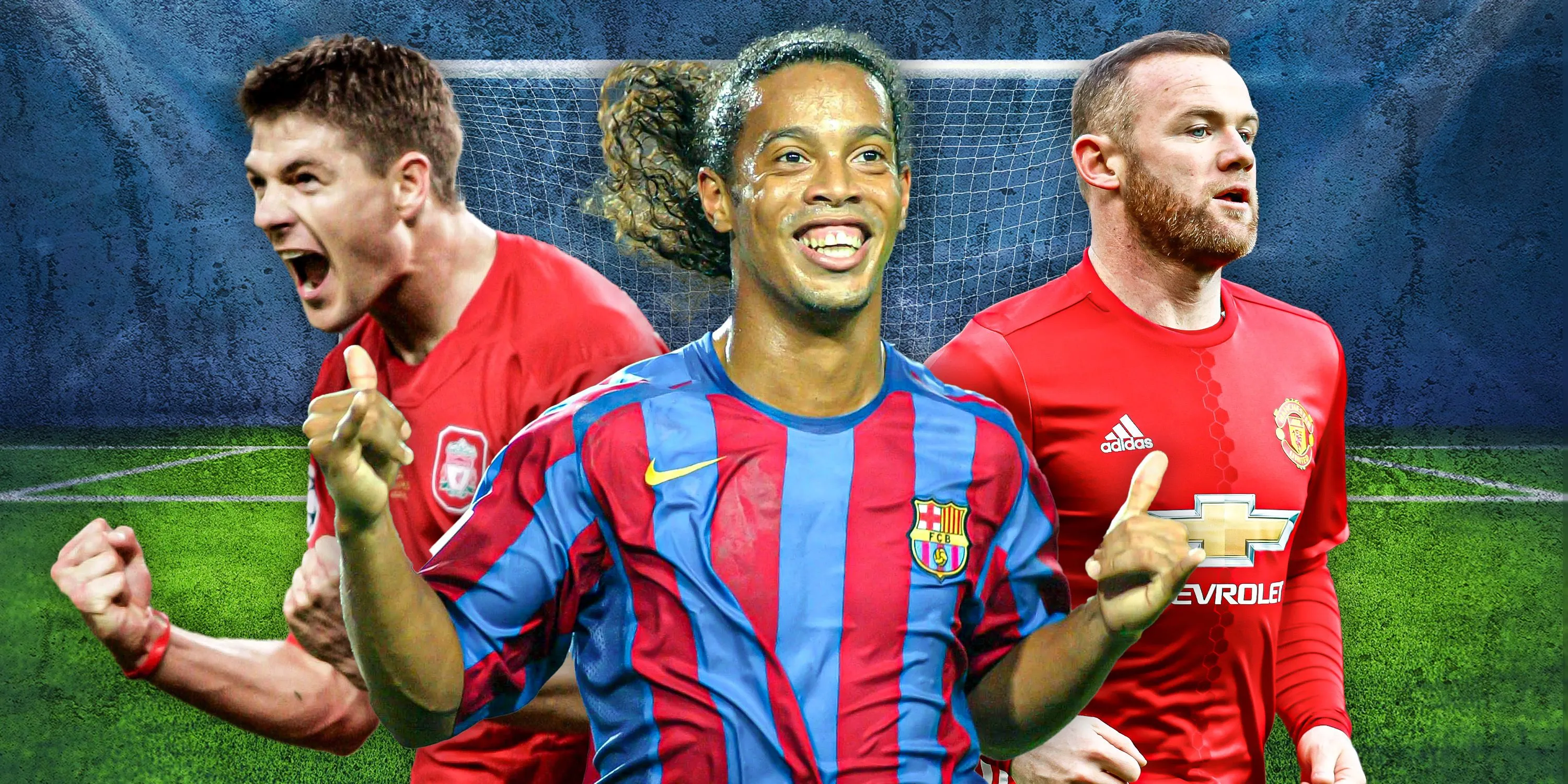 Ronaldinho trong thời kỳ đỉnh cao tại Barcelona, sau thương vụ hụt với Man Utd