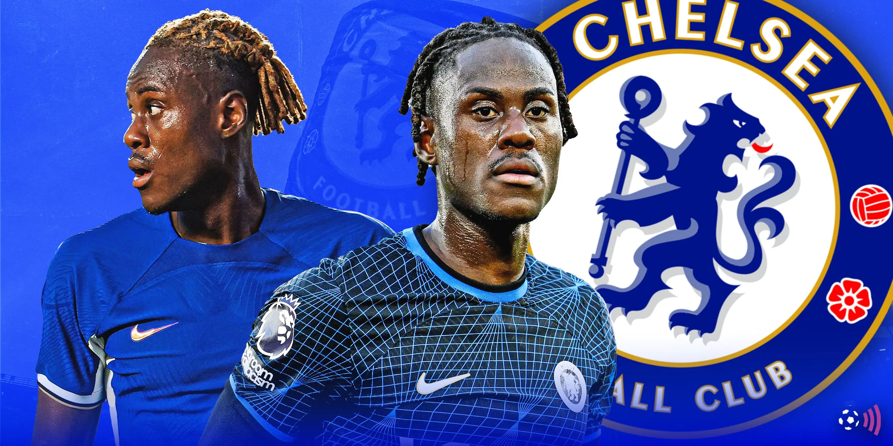 Trevoh Chalobah của Chelsea ăn mừng bàn thắng