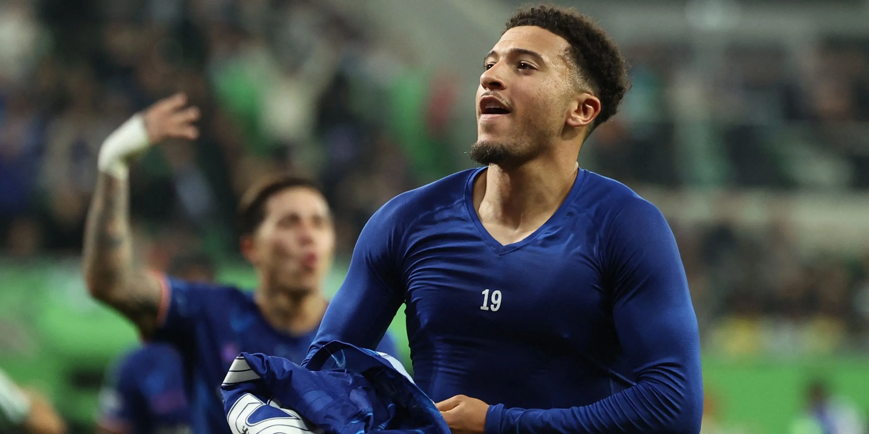 Sancho trong màu áo Chelsea mùa giải cuối cùng