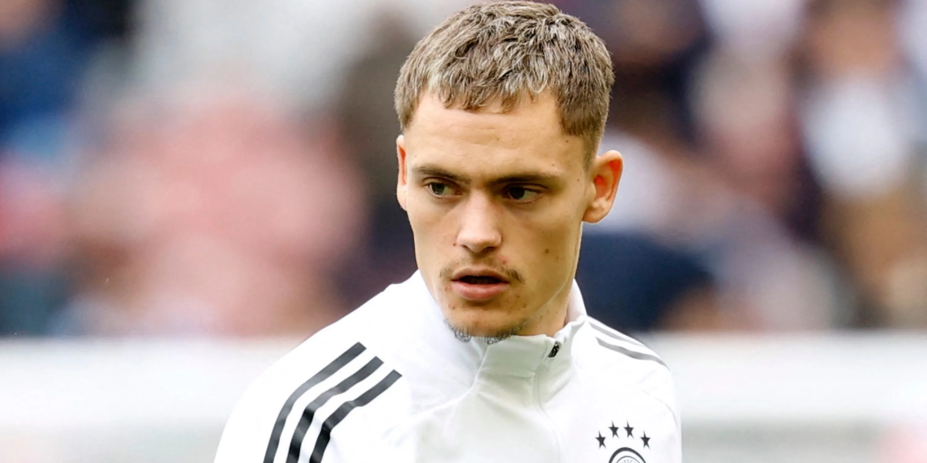Florian Wirtz trong màu áo đội tuyển Đức, tân binh mới của Liverpool