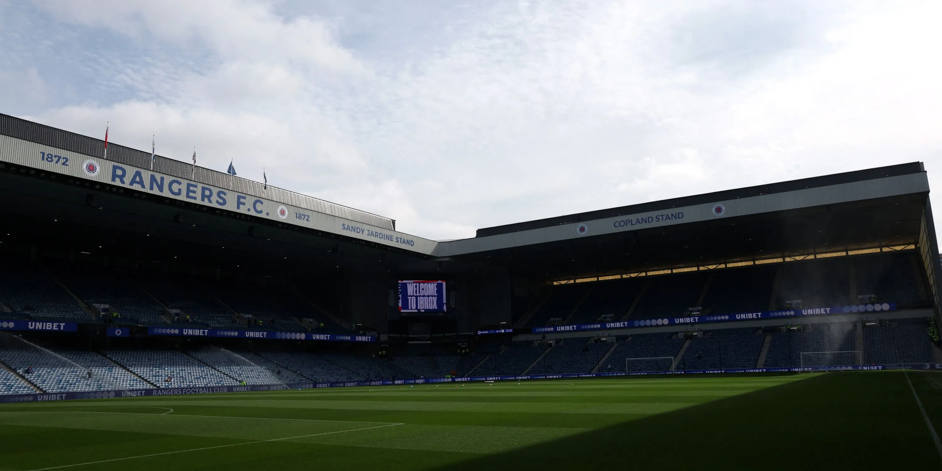 Khung cảnh tổng thể sân vận động Ibrox, sân nhà của Rangers ở Scotland