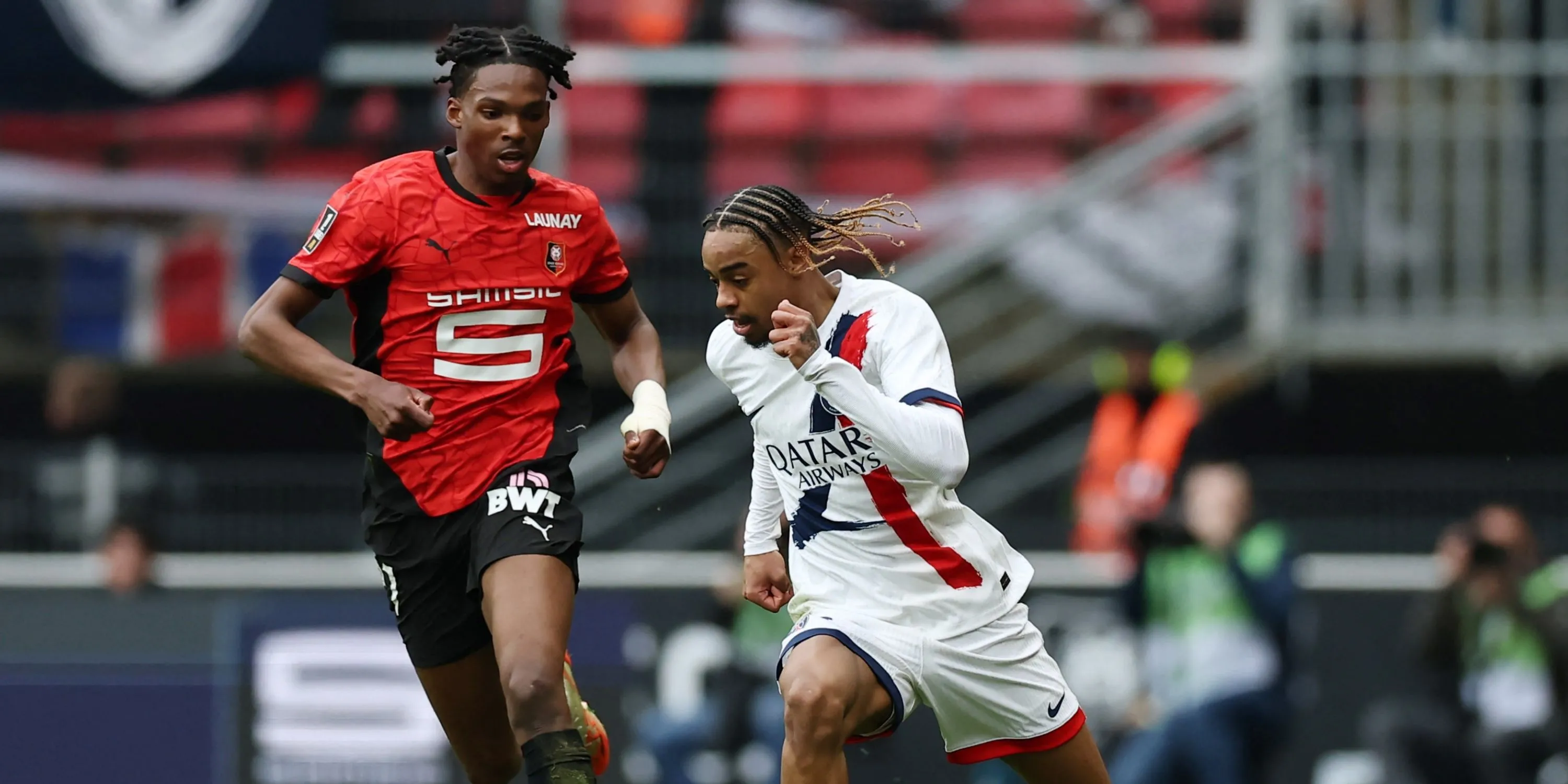 Hậu vệ trẻ Jeremy Jacquet của Rennes, mục tiêu chuyển nhượng của Arsenal