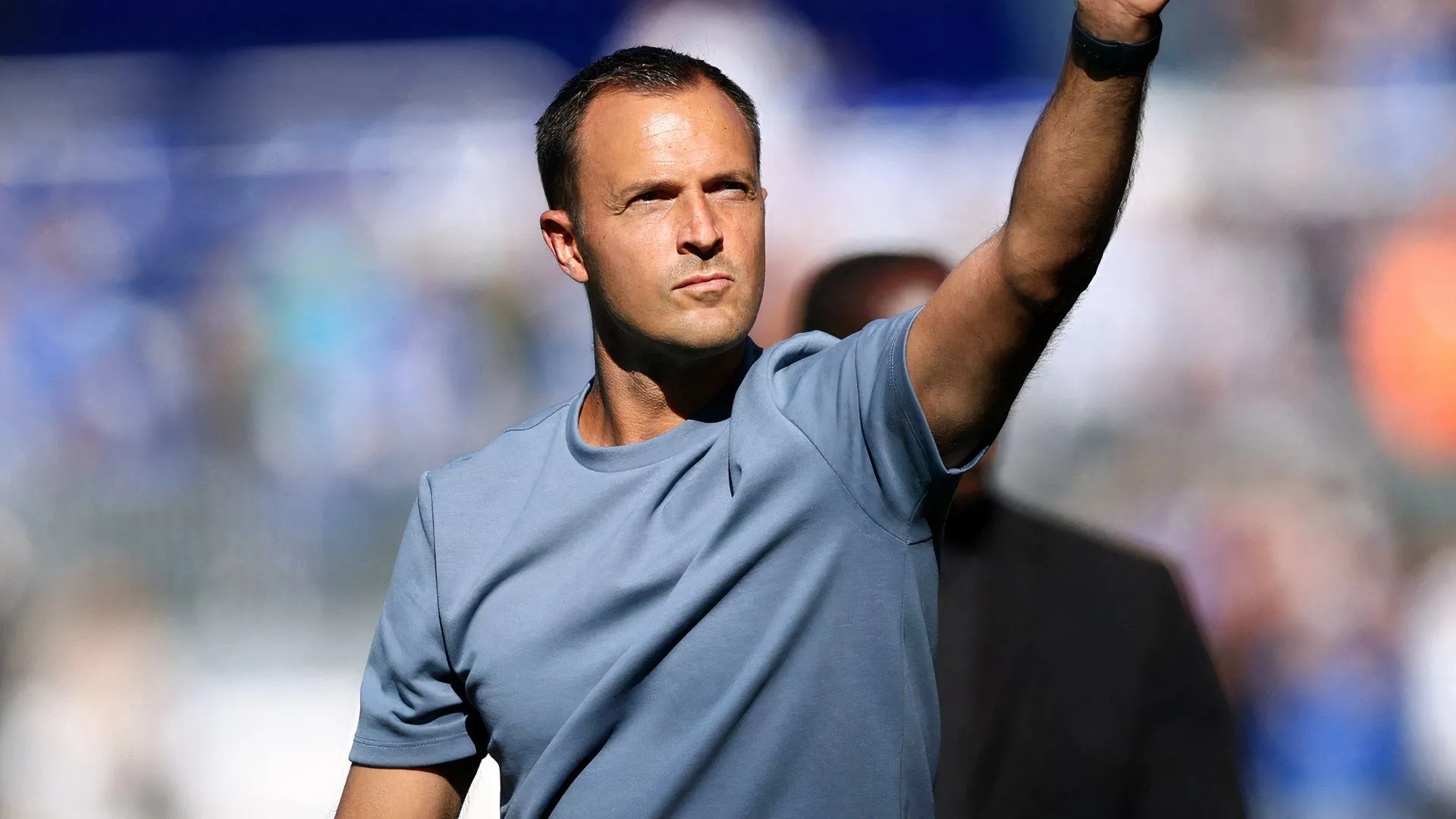 HLV Chris Davies trong trận đấu dẫn dắt Birmingham City