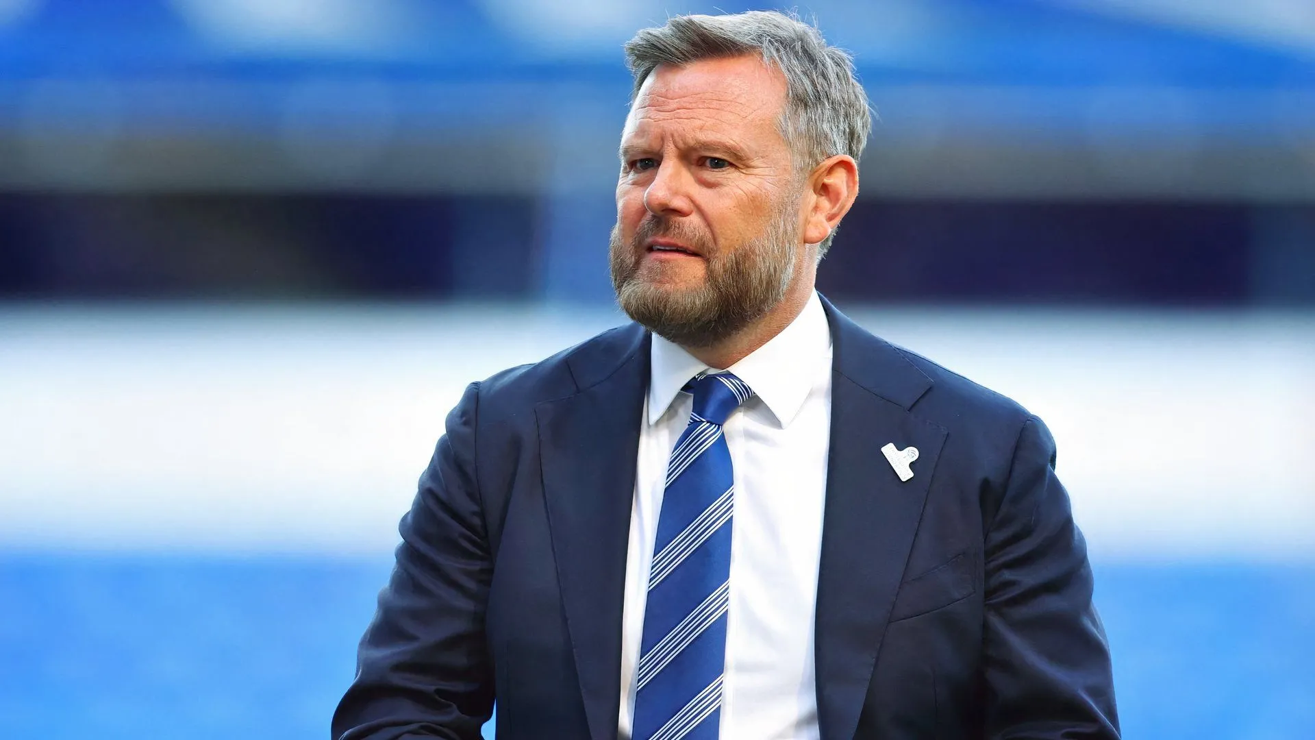 Mark Ashton - CEO của Ipswich Town, hình ảnh liên quan đến trách nhiệm tìm HLV thay thế nếu McKenna ra đi